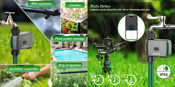 Anseto programador riego Wifi oferta