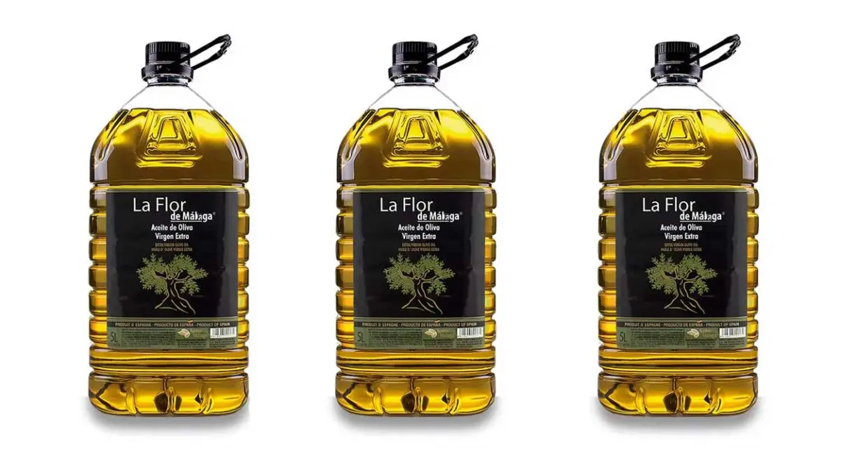 Pack de 3 garrafas de Aceite de Oliva Virgen Extra La Flor de Málaga de 5L cada una (15 litros en total)