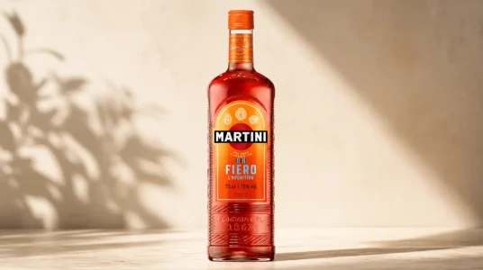 Martini Fiero Vermouth, aperitivo dulce con infusión de cáscaras de naranja de 75 cl