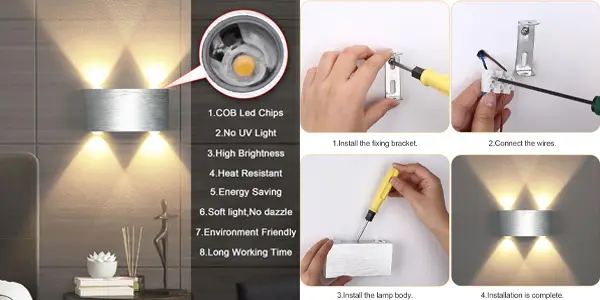 Aplique LED de pared Lightsjoy