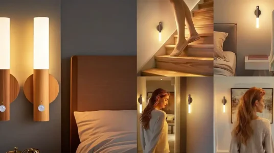 Aplique LED nocturno recargable