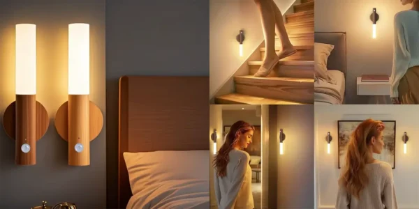 Aplique LED nocturno recargable