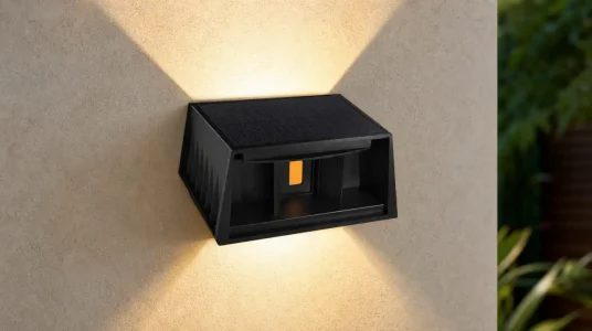 Lámparas solares T-SUNUS para exterior, 4 unidades con luz cálida de 3000K y efecto de doble haz