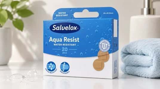 Apósitos redondos Salvelox Aqua Resist Spot para piel transpirable y resistente al agua