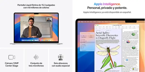 Apple MacBook Air de 15" con chip M4