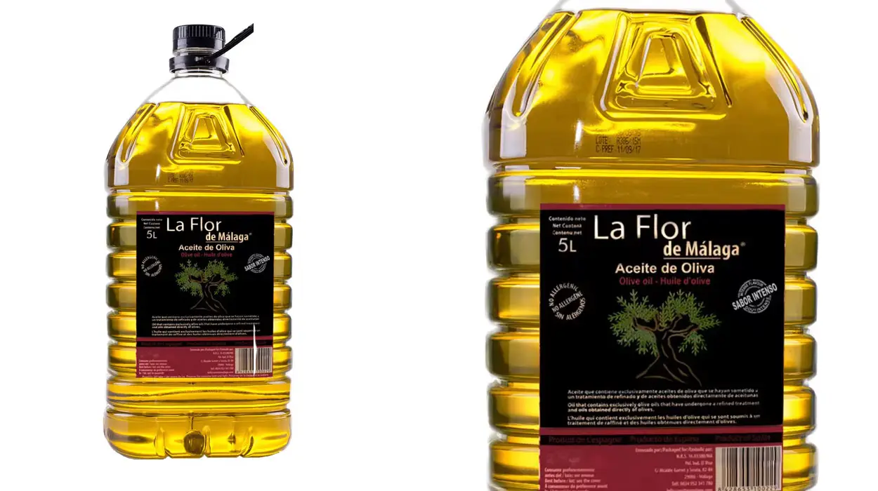 Aprovecha el cupón para llevarte 5L de aceite La Flor de Málaga intenso