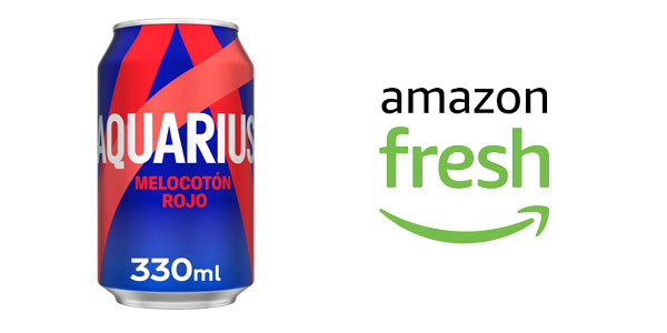 Aquarius Melocoton rojo gratis Amazon Fresh