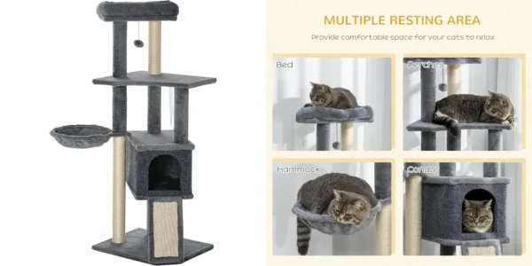 Árbol rascador para gatos PawHut