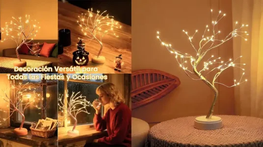 Arbol decorativo Rintea con iluminación LED