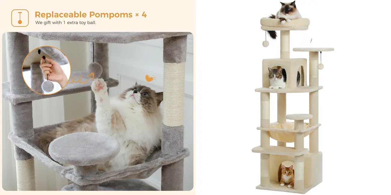 Árbol rascador para gatos PAWZ Road