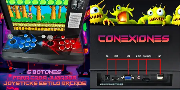 Arcade bartop Unicview de 17"