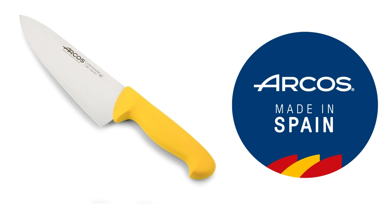 arcos Cuchillo Chef con Hoja Acero Inoxidable Nitrum 200