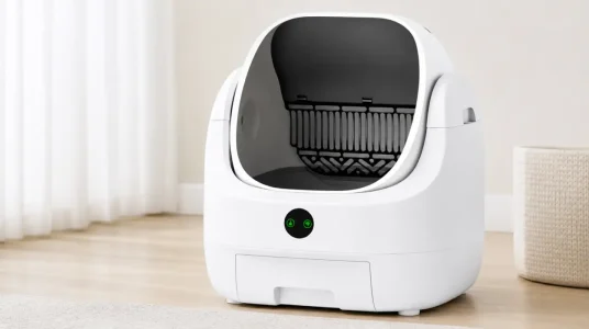 Arenero automático Ellenpent autolimpiable abierto con control por app