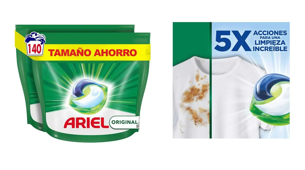 Ariel Pods 140 dosis barato