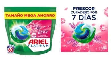 ariel pods platinum lenor