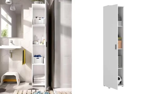 armario multiusos madera 1 puerta