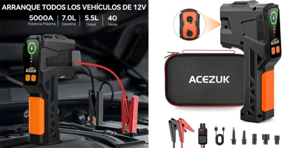 Arrancador de baterías de coche ACEZUK