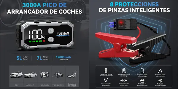 Arrancador de baterías YUSMAN F11-ES