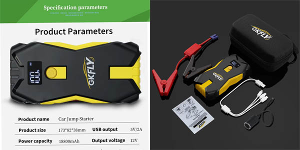 Arrancador de batería GKFLY de 1200A