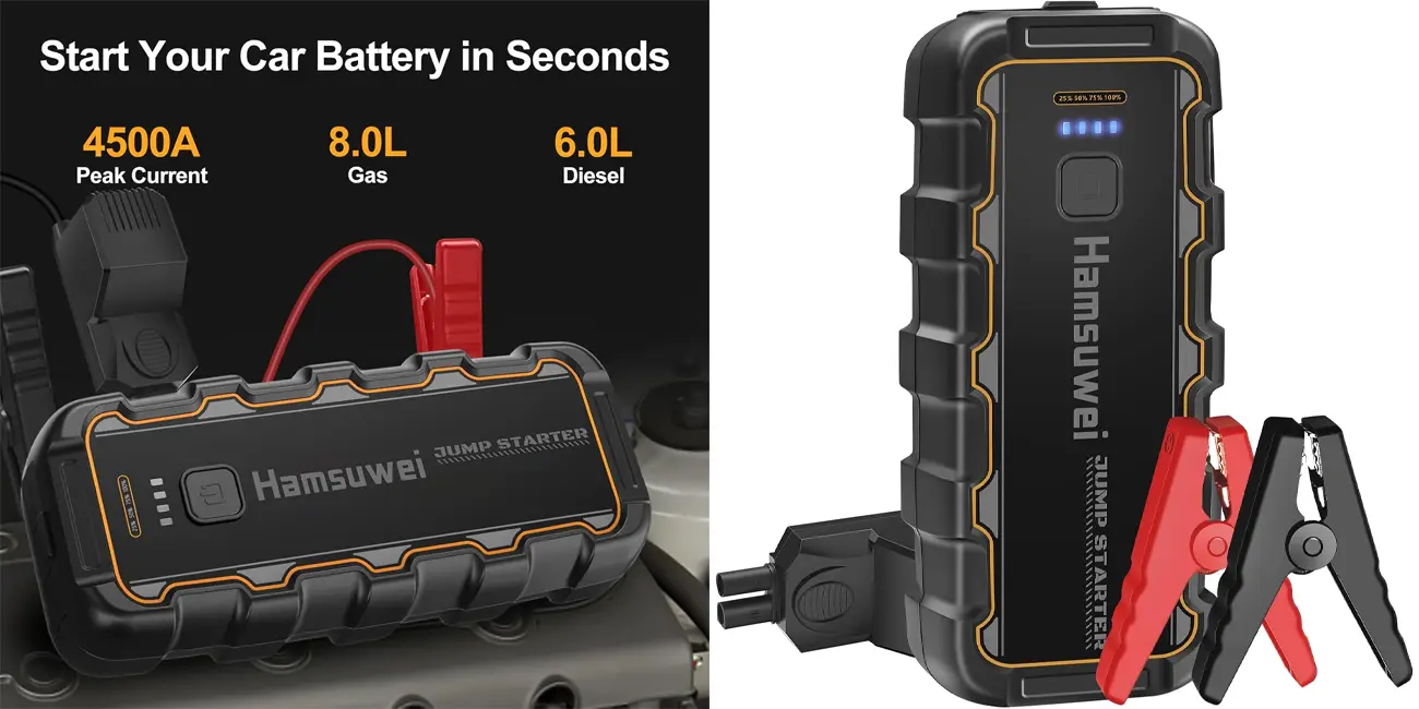 Arrancador de baterías de coche Hamsuwei