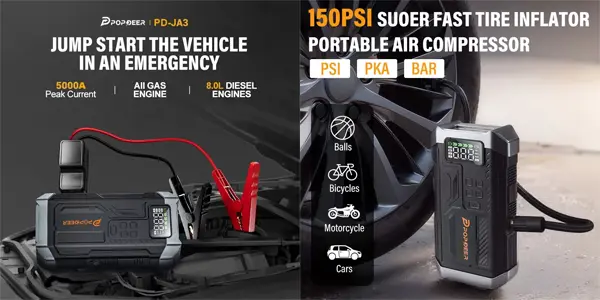 Arrancador de batería POPDEER PD-JA3 5000A