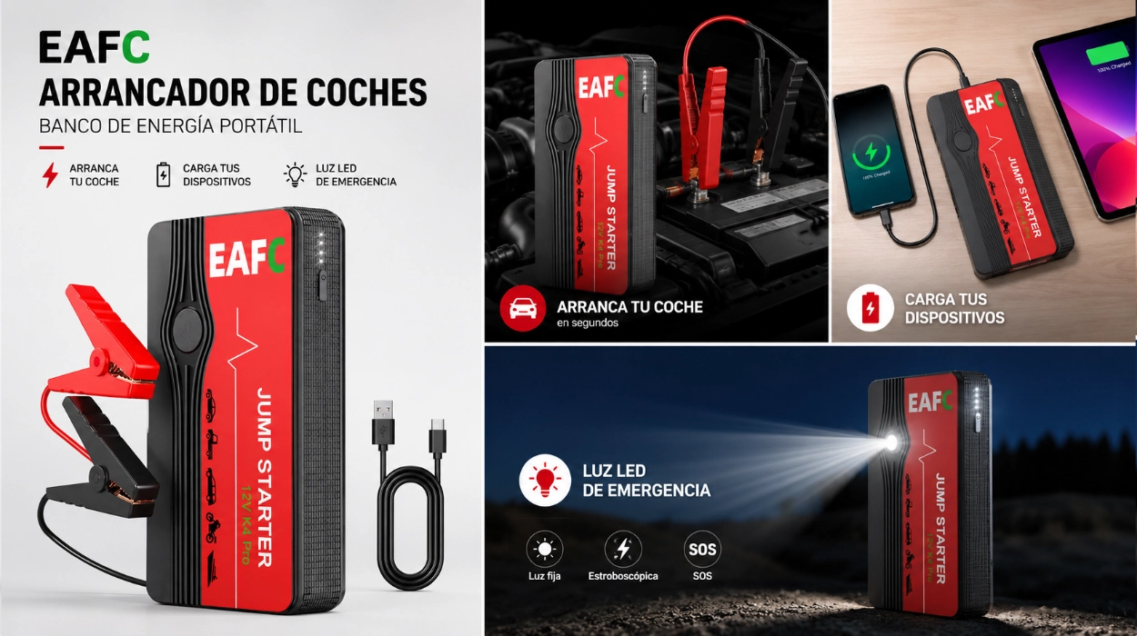 arrancador de batería portátil 600a