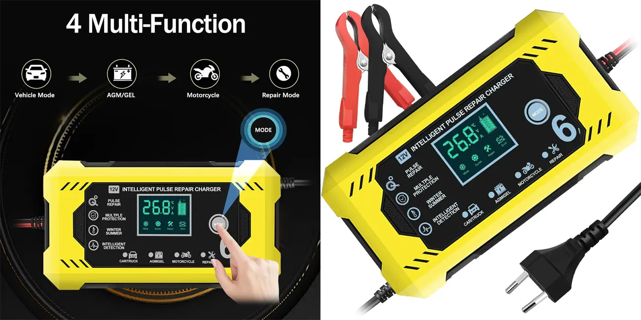 Arrancador de baterías de coche YOYOPOW 6A/12V