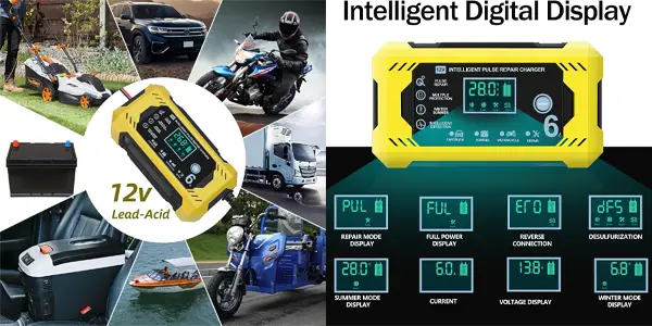 Arrancador de baterías de coche YOYOPOW 6A/12V