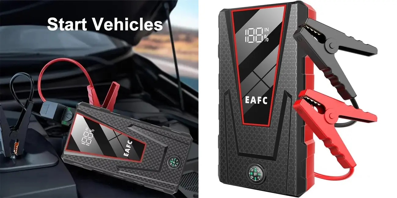 Arrancador de batería EAFC 12V 1.200A