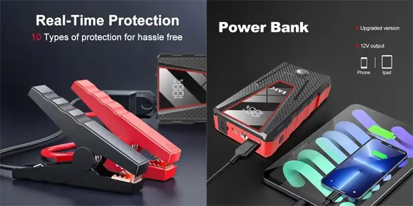 Arrancador de batería EAFC 12V 1.200A