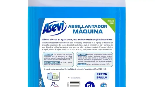 Chollo asevi abrillantador lavavajillas industriales