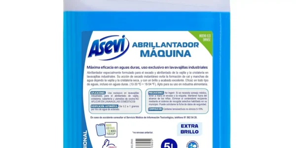 Chollo asevi abrillantador lavavajillas industriales