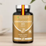 Ashwagandha KSM-66 ecológica de Nutrimea: 90 cápsulas veganas, 600 mg con 5% de withanólidos para bienestar físico y mental