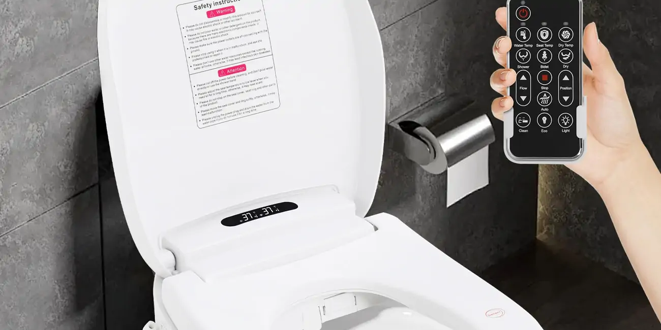 Asiento de cubierta de inodoro inteligente bidé eléctrico