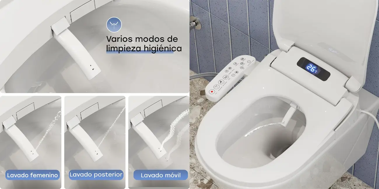 Asiento eléctronico HOROW estilo baño japonés