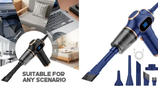 Aspirador de mano inalámbrico para casa y coche