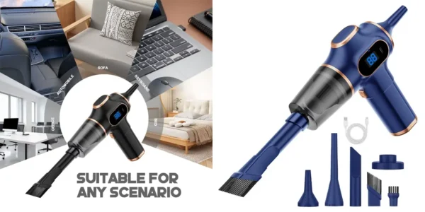 Aspirador de mano inalámbrico para casa y coche