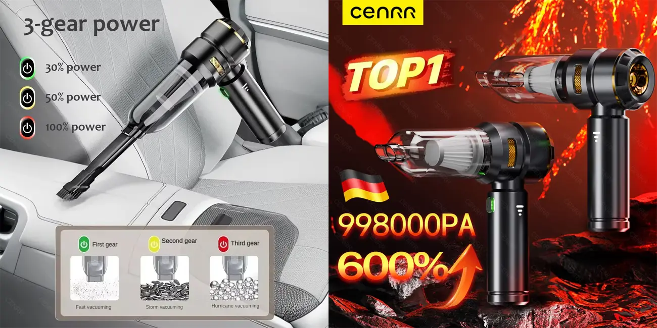 Aspirador de mano inalámbrico CENRR 998000