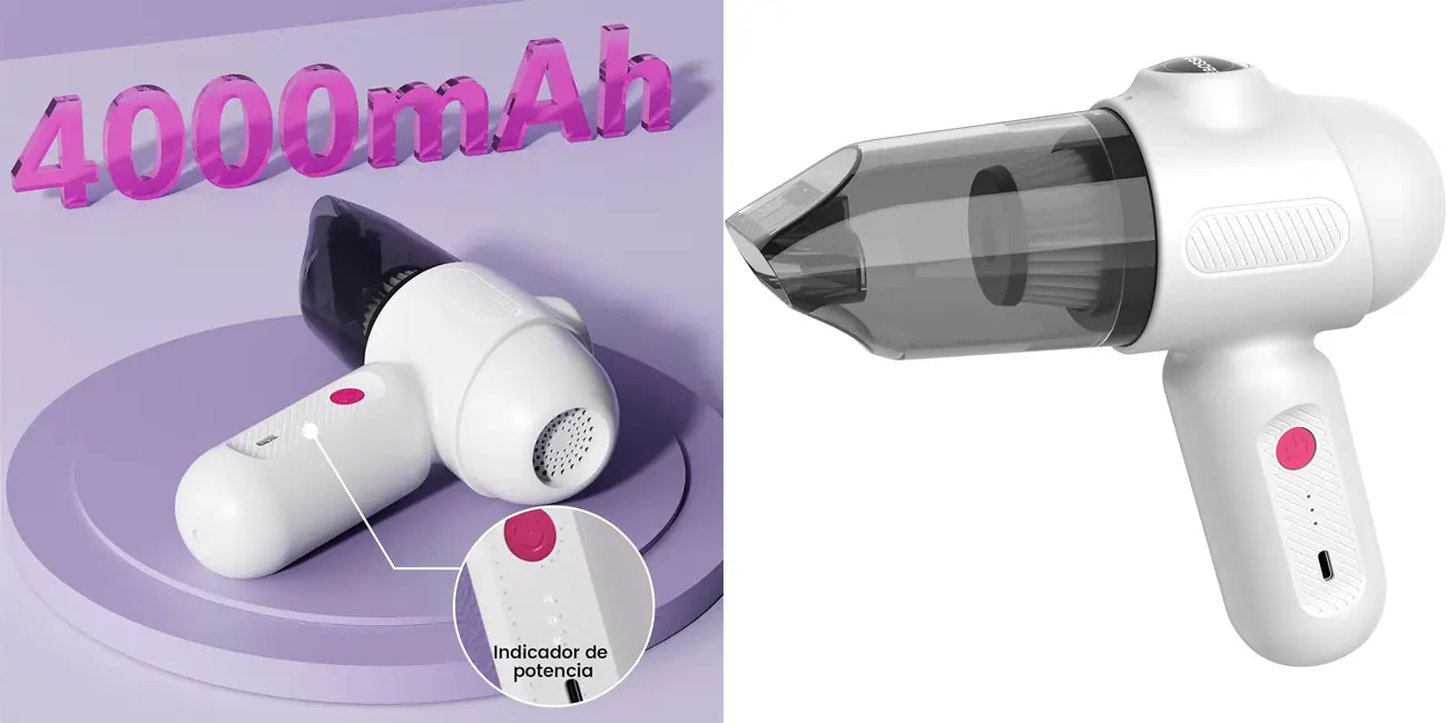 Aspirador de mano EBOSSOM de 8KPa