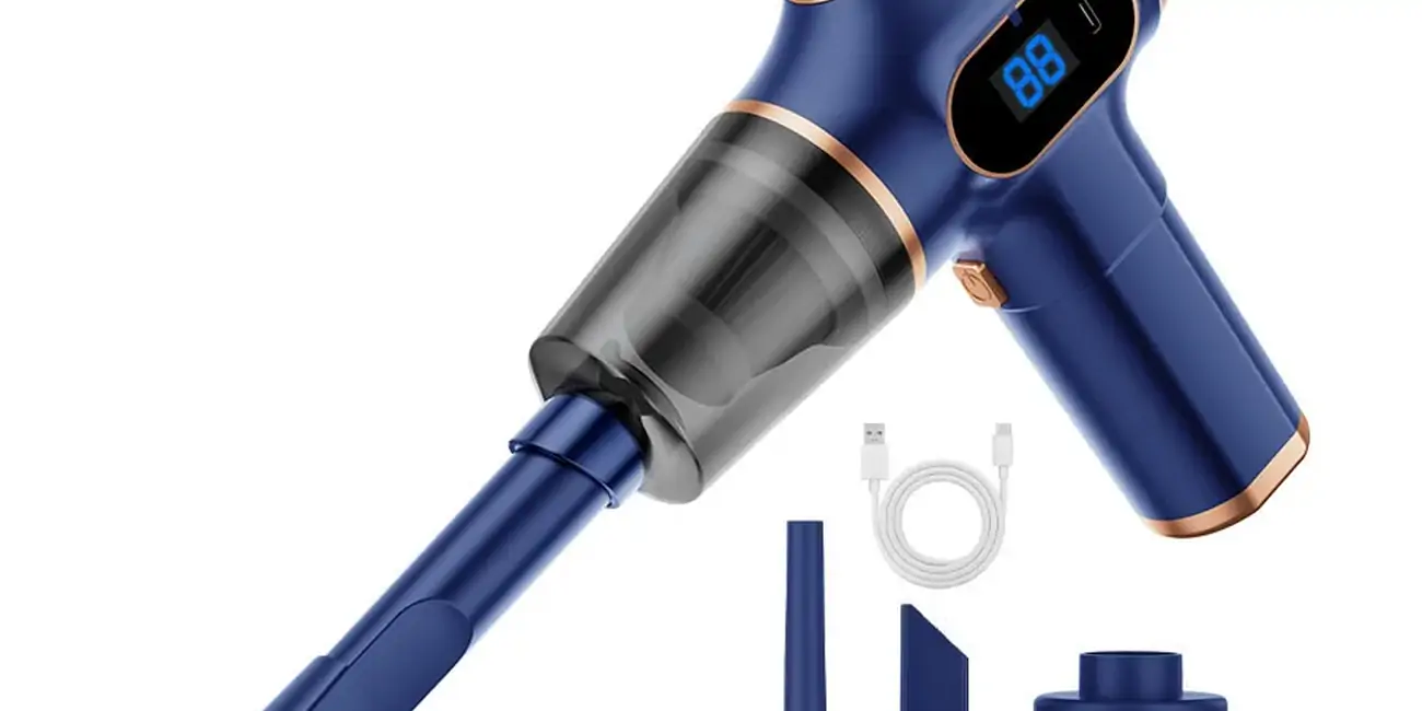 Aspirador de mano portátil ABS inalámbrico de gran potencia