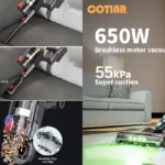 Aspiradora inalámbrica COTIAR V22 650W