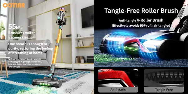 Aspiradora inalámbrica COTIAR V22 650W