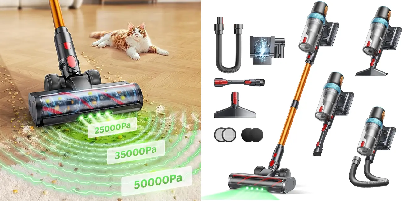 Aspirador escoba inalámbrico INTETURE BP40