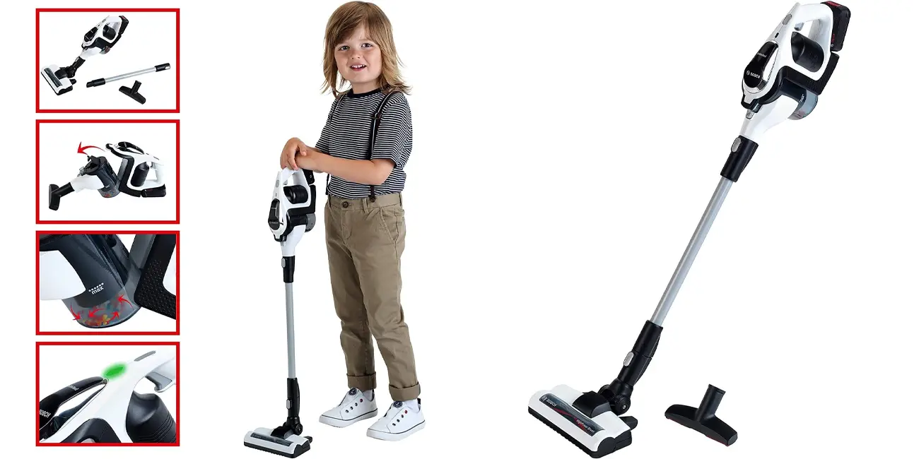 Aspirador escoba Theo Klein 6812 de juguete