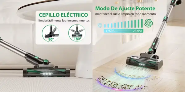 Aspirador escoba PrettyCare WC02 23KPa