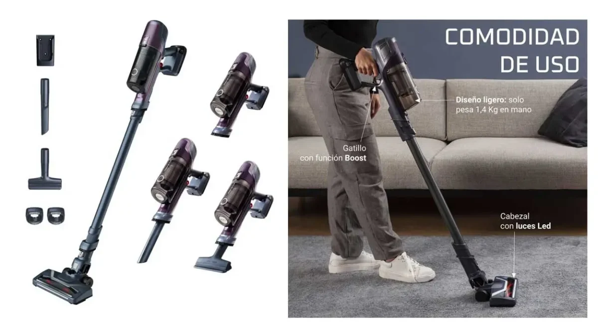 Aspirador escoba Rowenta XPert 6.60 RH6838