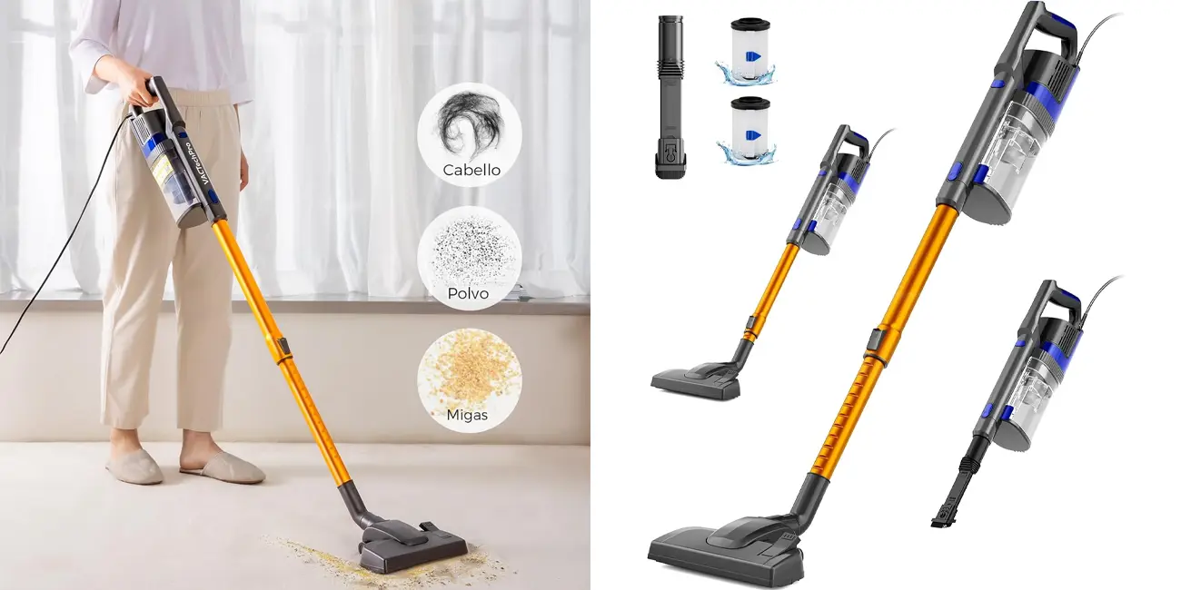 Aspirador escoba con cable VACTechPro de 32KPa