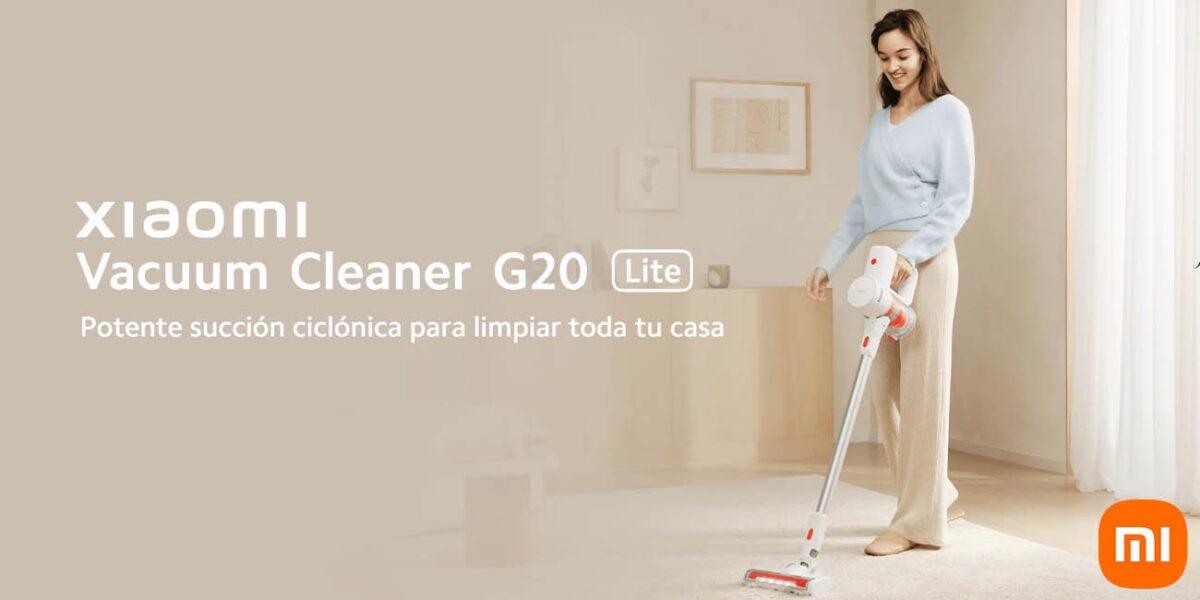 Este aspirador escoba de Xiaomi es ligero, manejable y te lo puedes llevar con un 35% de descuento en Amazon