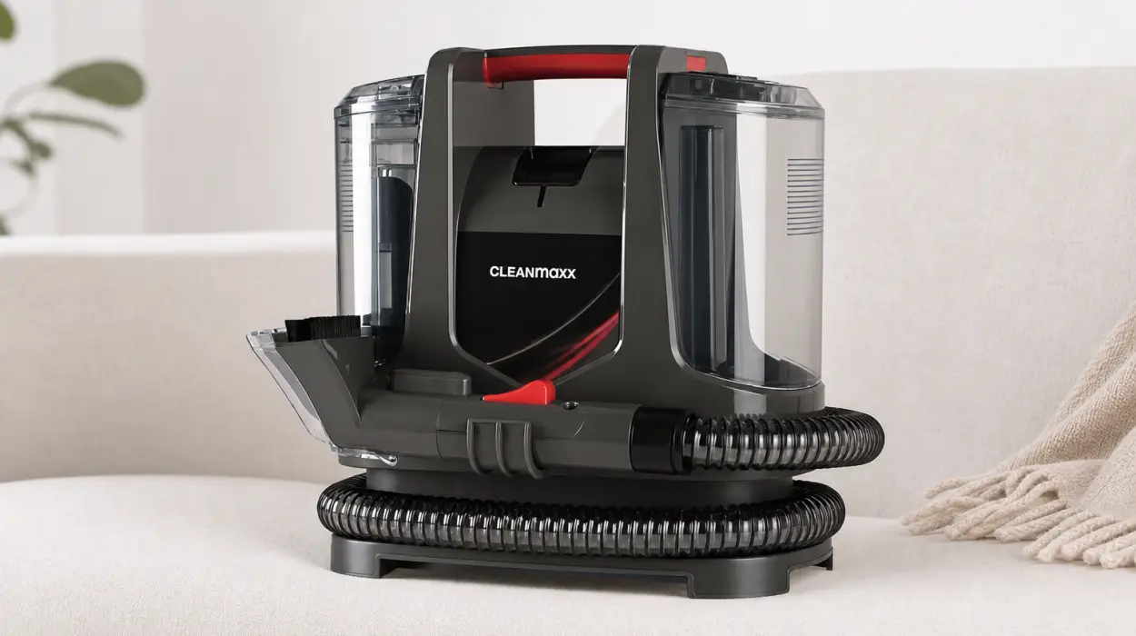 Aspirador lavador CLEANmaxx para alfombras, sofás y tapicerías de coche