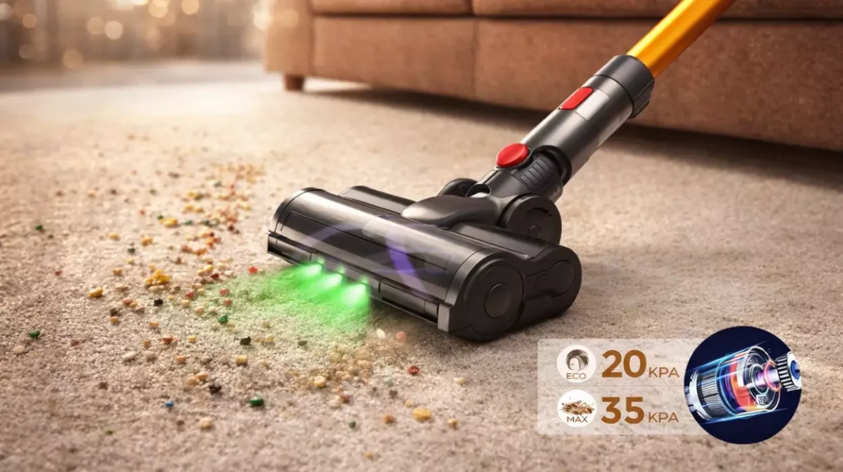 La aspiradora 6 en 1 VACTechPro V15 ofrece potencia y comodidad sin cables